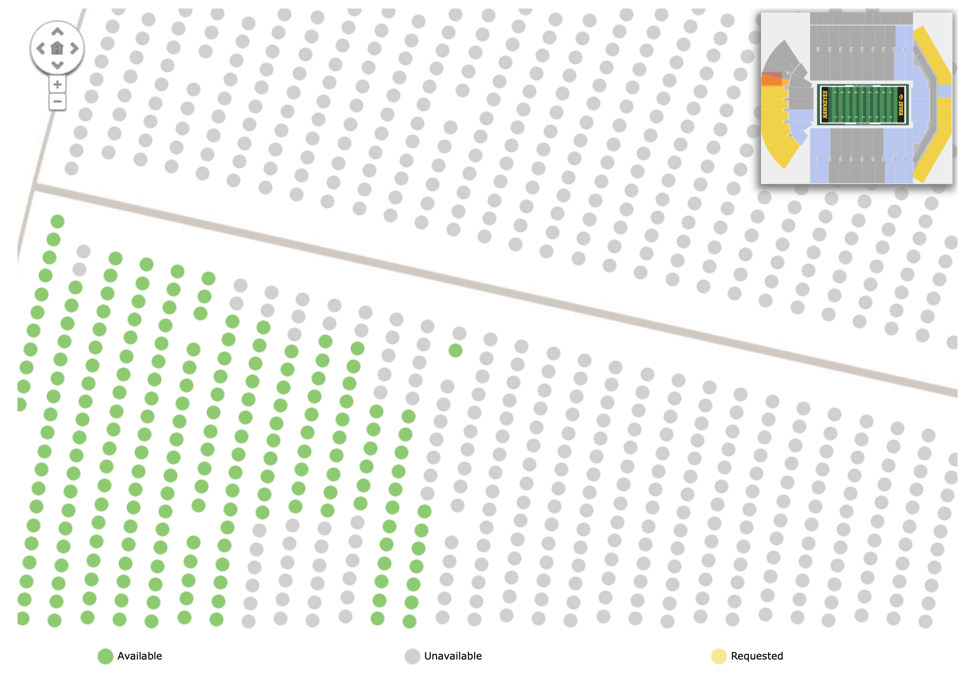 Kinnick Stadium Seating Chart Number Rows Two Birds Home